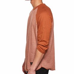 Alternative view of HUF Standard Issue Raglan Rust Tee