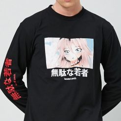 FOREVER 21 Men's Wasted Youth Anime Graphic Tee