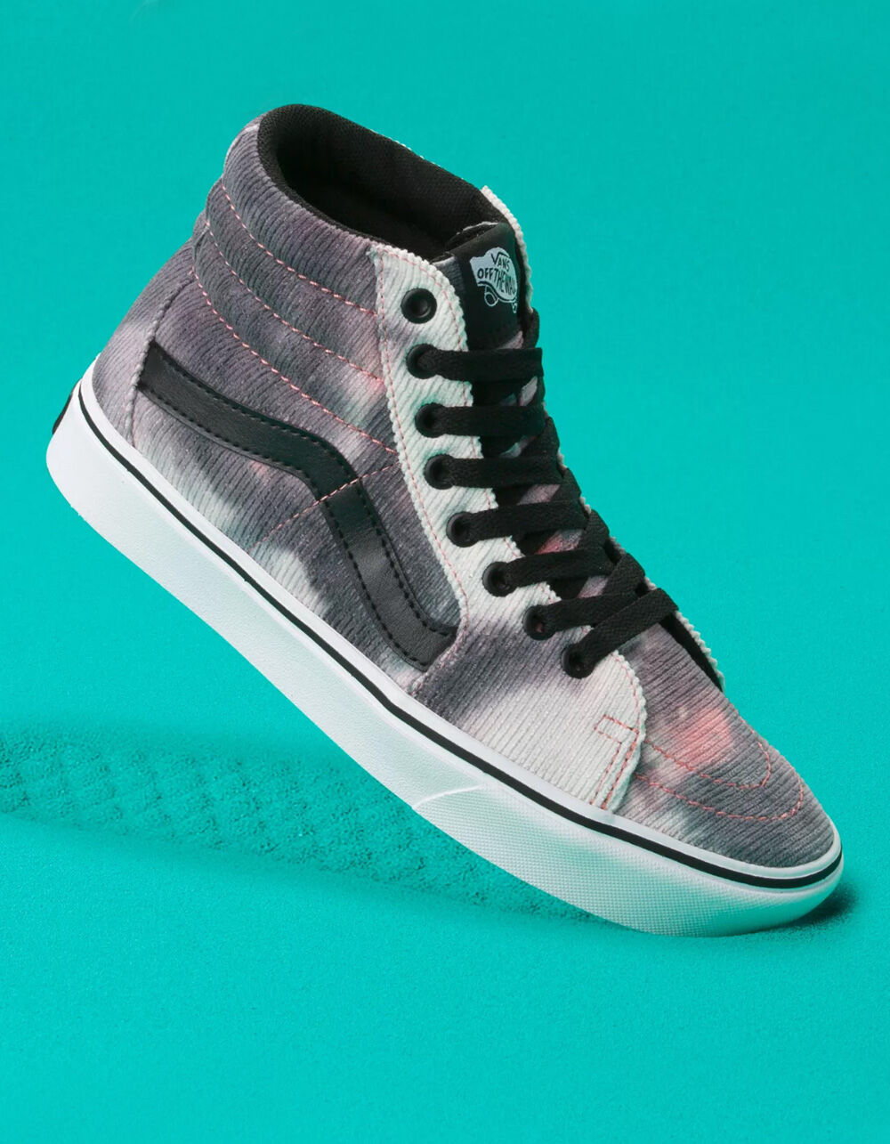 VANS Blotched ComfyCush Sk8-Hi Womens Shoes - Image 3