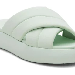 Alternative view of TOMS Women's Mint Mallow Cross-Over Slides