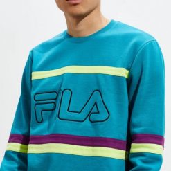Alternative view of FILA UO Exclusive Beleren Colorblock Crew-Neck Sweatshirt