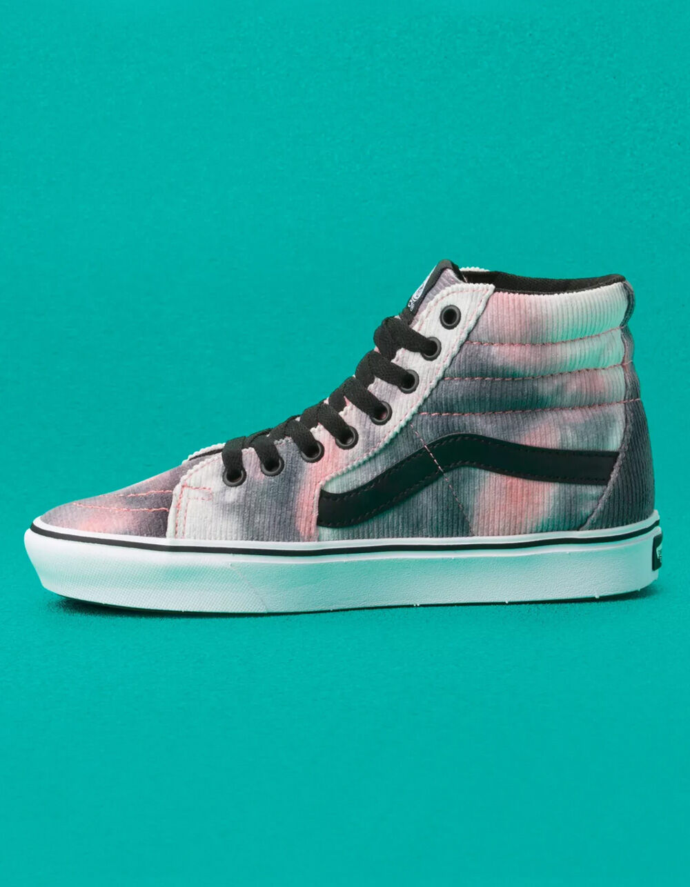 VANS Blotched ComfyCush Sk8-Hi Womens Shoes - Image 2