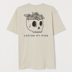 Alternative view of H&M Beige T-shirt with Motif