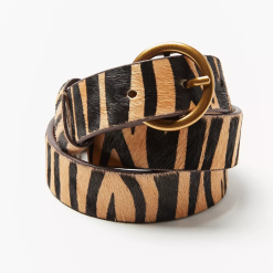 Alternative view of UO Ginger Calf Hair Belt