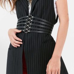 Alternative view of Wide Metal Ring Belt