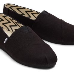 Alternative view of TOMS Women's Black on Black Recycled Cotton Canvas Classics