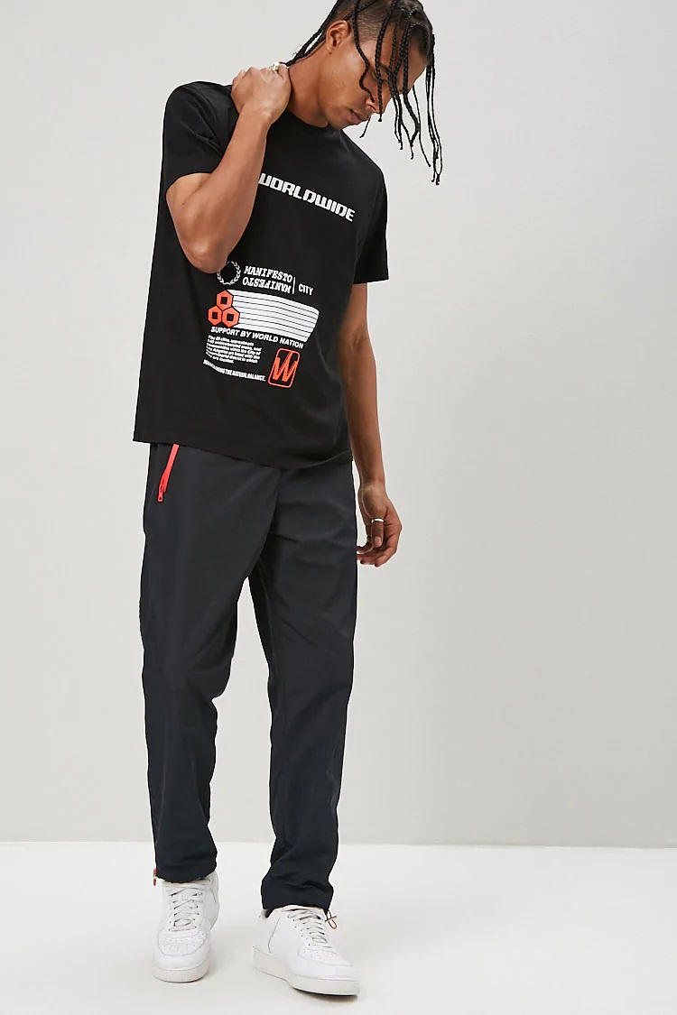 FOREVER21 Men's Worldwide Graphic Tee - Image 4