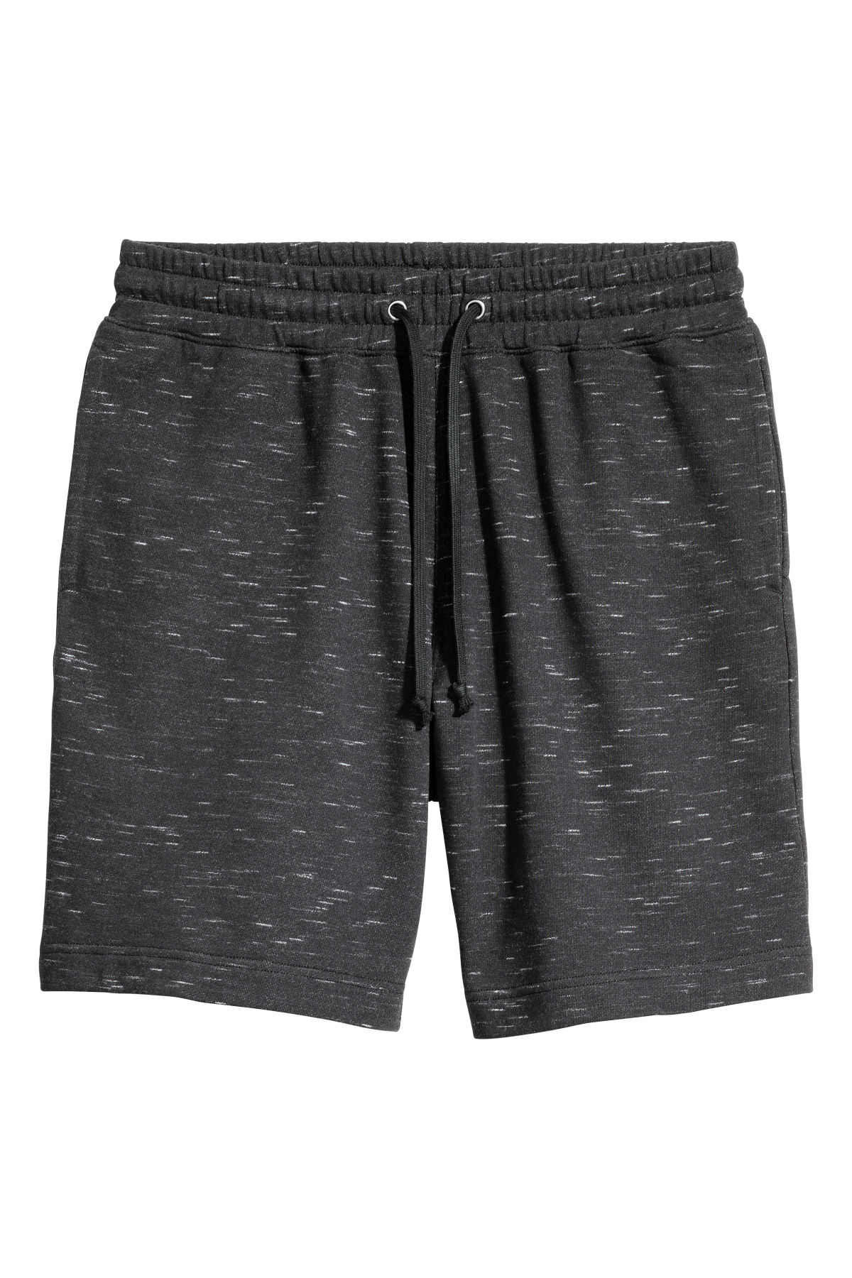 H&M Black Melange Sweatshorts - Image 2