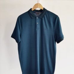 Alternative view of Michael Kors Striped Midnight Polo Shirt
