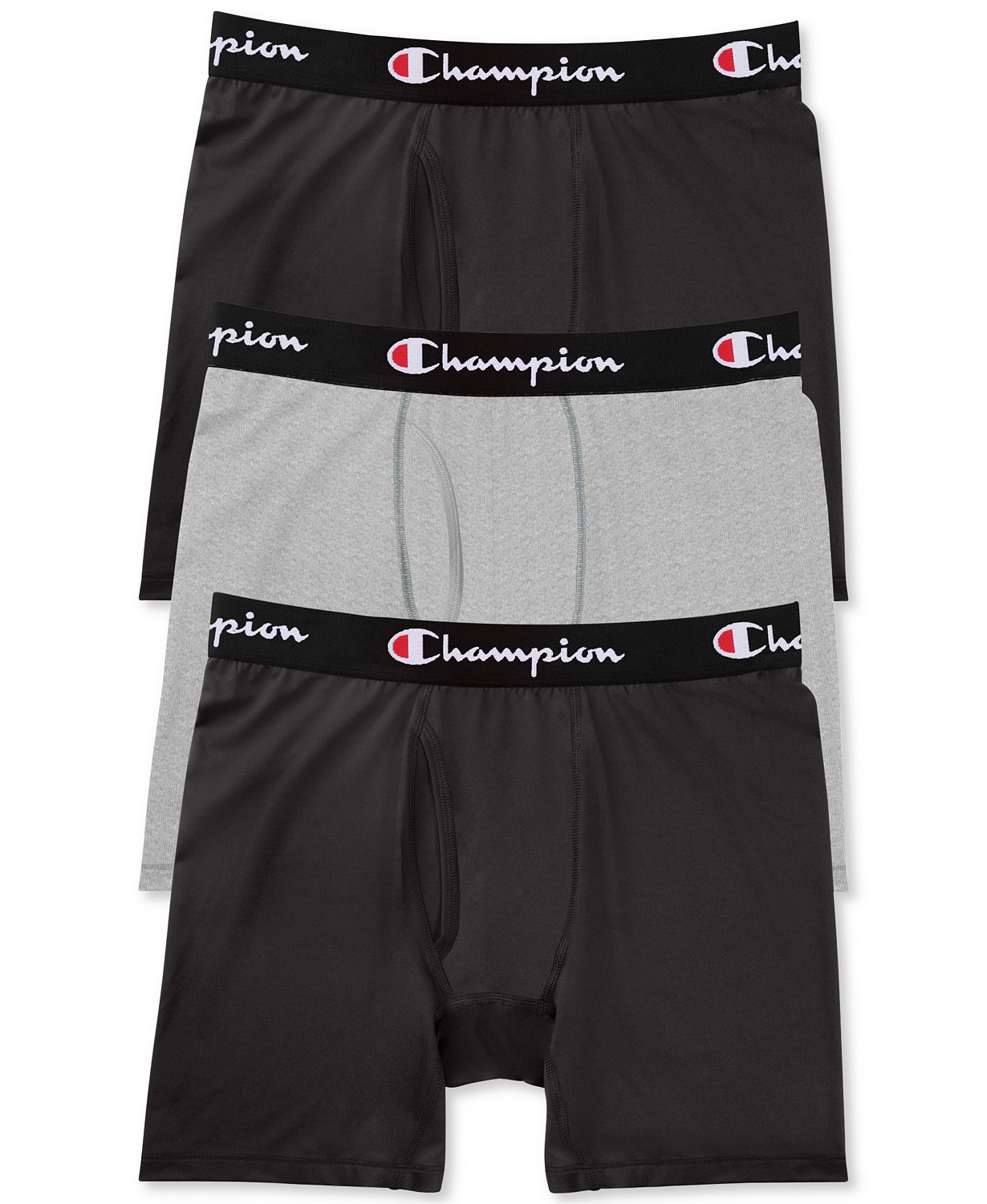 Champion Men's 3-Pk. Everyday Stretch Boxer Briefs