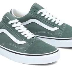 Alternative view of VANS Old Skool Color Theory Duck Green