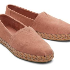Alternative view of TOMS Women's Rose Suede Leather Wrap Slip-ons