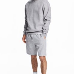 H&M Men's Gray Melange Sweatshorts
