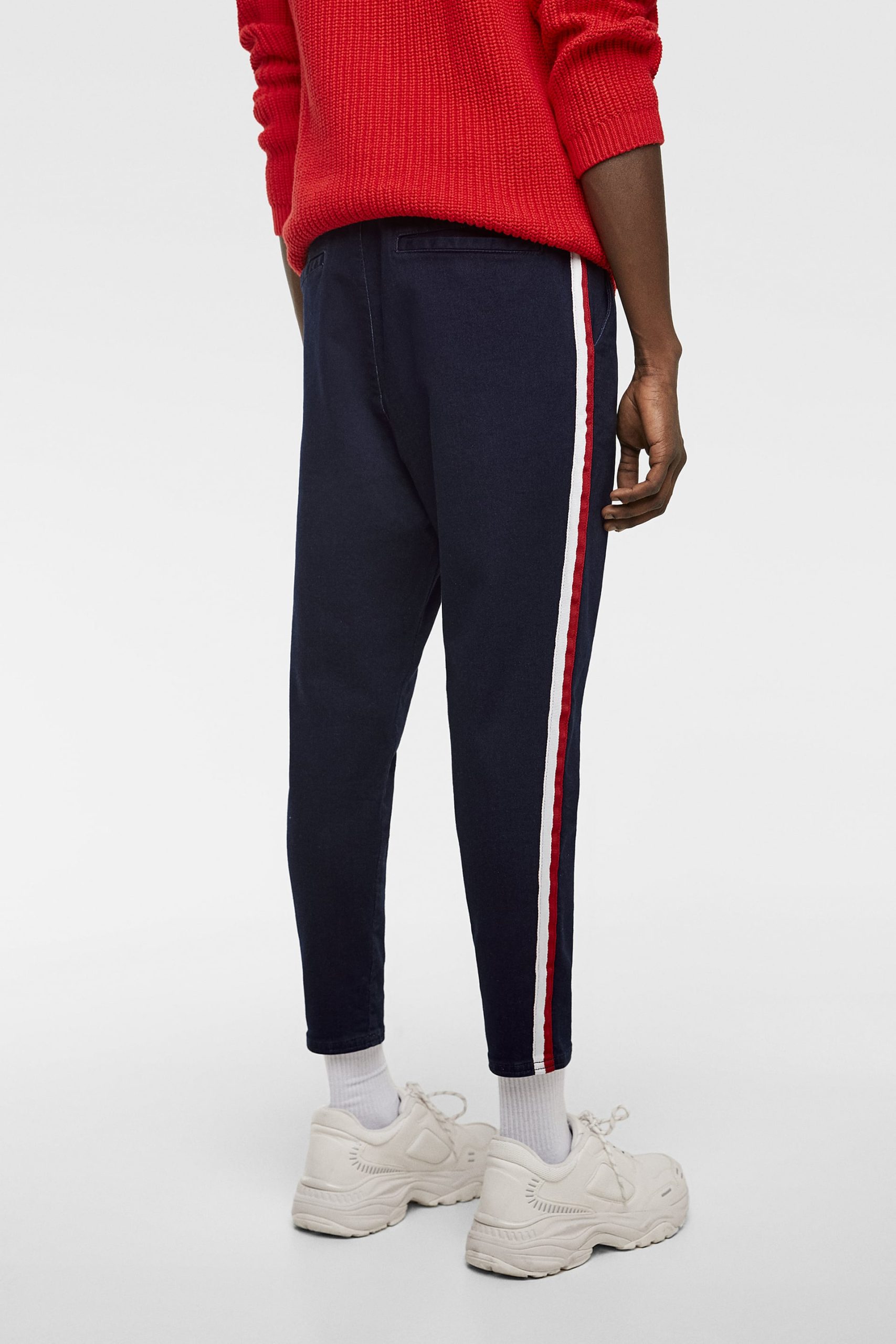 ZARA MAN Chino Pants with Side Stripes - Image 2