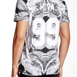 Alternative view of ELEVEN PARIS Mens White Hova Printed T-Shirt