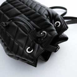 Alternative view of ZARA Black Quilted Backpack