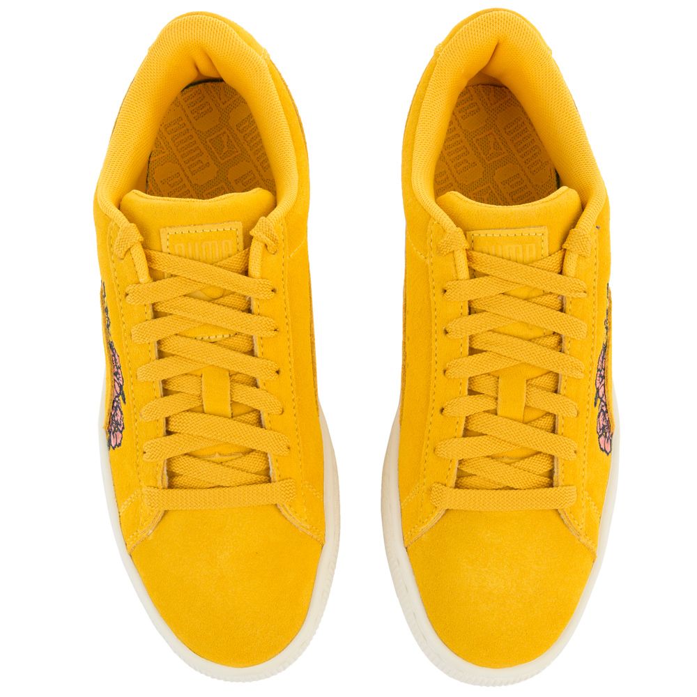 PUMA Women's Suede Top Embroidery Sneakers - Image 4