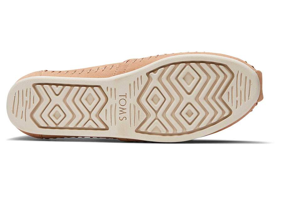 TOMS Women's Honey Tan Leather Slip-ons - Image 4
