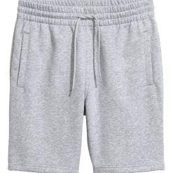 Alternative view of H&M Men's Gray Melange Sweatshorts