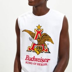 Alternative view of Budweiser Muscle Tank Top